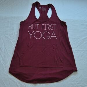 But First Yoga Tank Top Peaceful Warriors Small